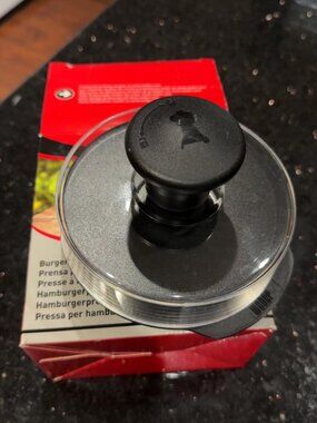 Weber Burger Press Hamburger Patty Maker Never Used With Box